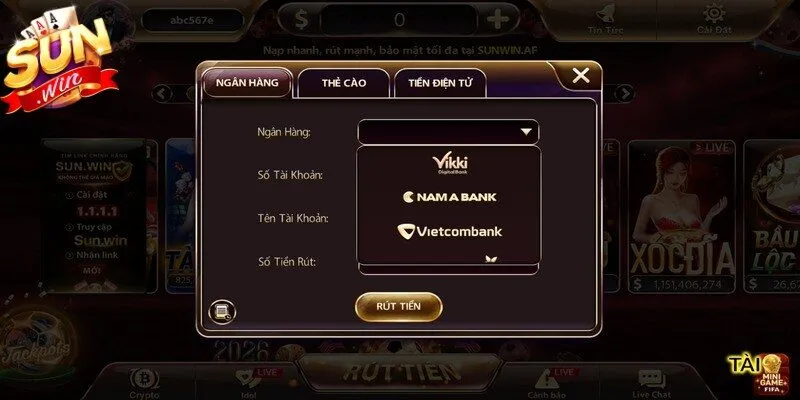 Các bước thực hiện giao dịch Sunwin rút tiền bạn cần biết