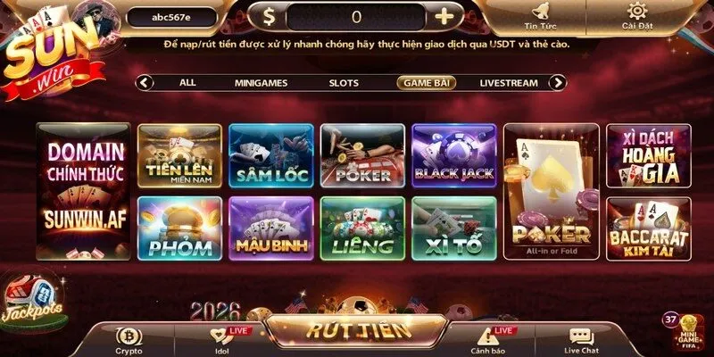 Hệ thống game bài đổi thưởng là nơi hội tụ các “Thần Bài”
